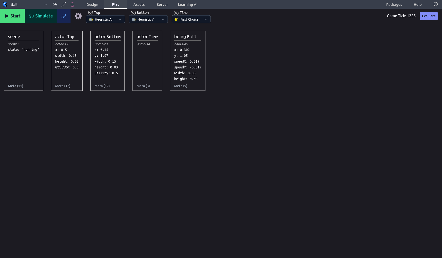 G[L}EN Play View / Debug